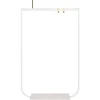 Asplund Tati coat rack, small, white - Carrara