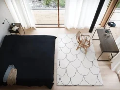 Asplund Tati desk, nougat - dark smoked oak