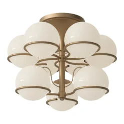 Astep Model 2042/9 ceiling lamp, 20 cm, champagne