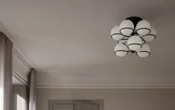 Astep Model 2042/9 ceiling lamp, 20 cm, champagne