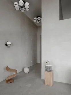 Astep Model 2042/6 ceiling lamp, 20 cm, black