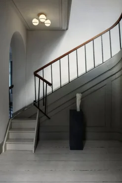 Astep Model 2042/3 ceiling lamp, 20 cm, champagne