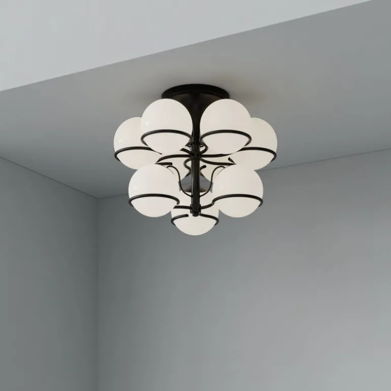 Astep Model 2042/9 ceiling lamp, 20 cm, black