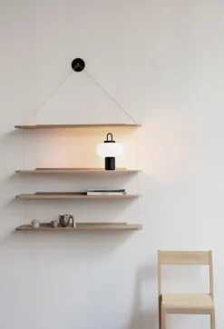 Astep Nox portable table lamp, black