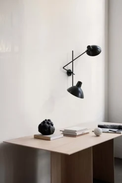 Astep VV Cinquanta Twin wall lamp, black