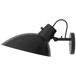 Astep VV Cinquanta wall lamp with switch, black