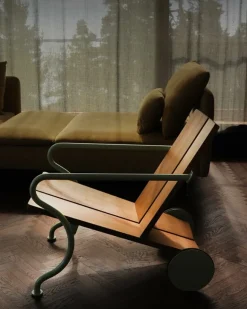 Atelier Sandemar Oona deck chair, pistacchio green