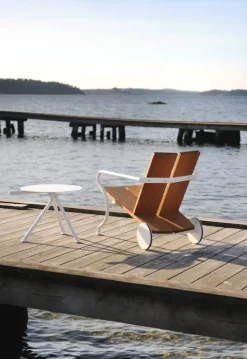 Atelier Sandemar Oona deck chair, white