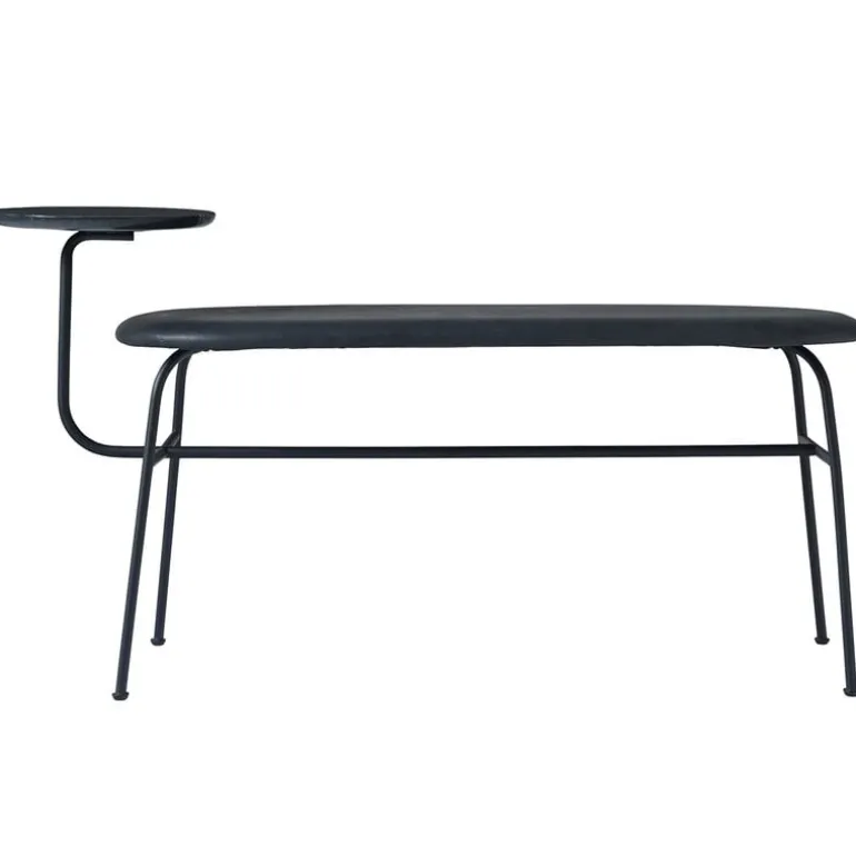 Audo Copenhagen Afteroom bench, black - leather