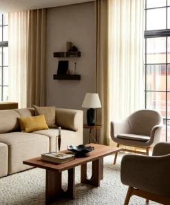 Audo Copenhagen Androgyne lounge table, walnut