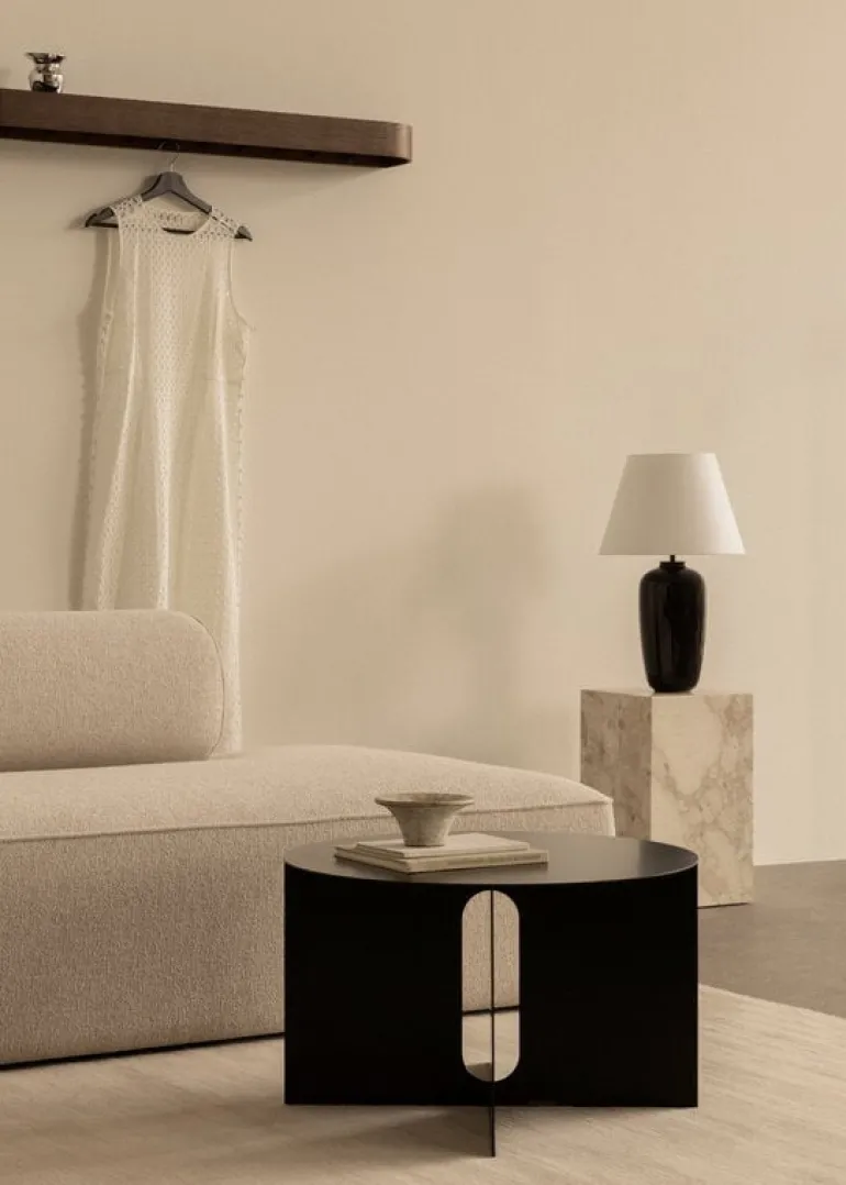 Audo Copenhagen Androgyne side table, 63 cm, black