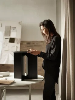 Audo Copenhagen Androgyne side table, 40 cm, black