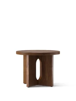 Audo Copenhagen Androgyne side table, 50 cm, walnut