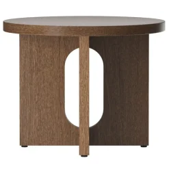 Audo Copenhagen Androgyne side table, 50 cm, dark stained oak