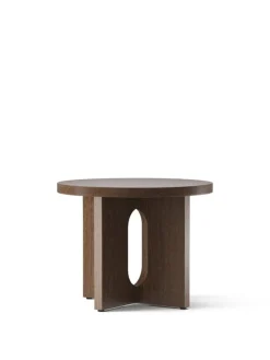 Audo Copenhagen Androgyne side table, 50 cm, dark stained oak