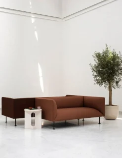 Audo Copenhagen Androgyne side table, 40 cm, white