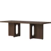 Audo Copenhagen Androgyne lounge table, dark oak