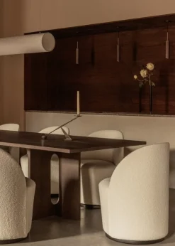 Audo Copenhagen Androgyne lounge table, dark oak