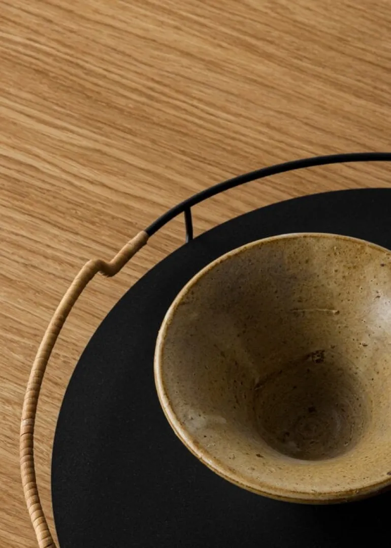 Audo Copenhagen Balcony serving tray, 36,5 cm, black