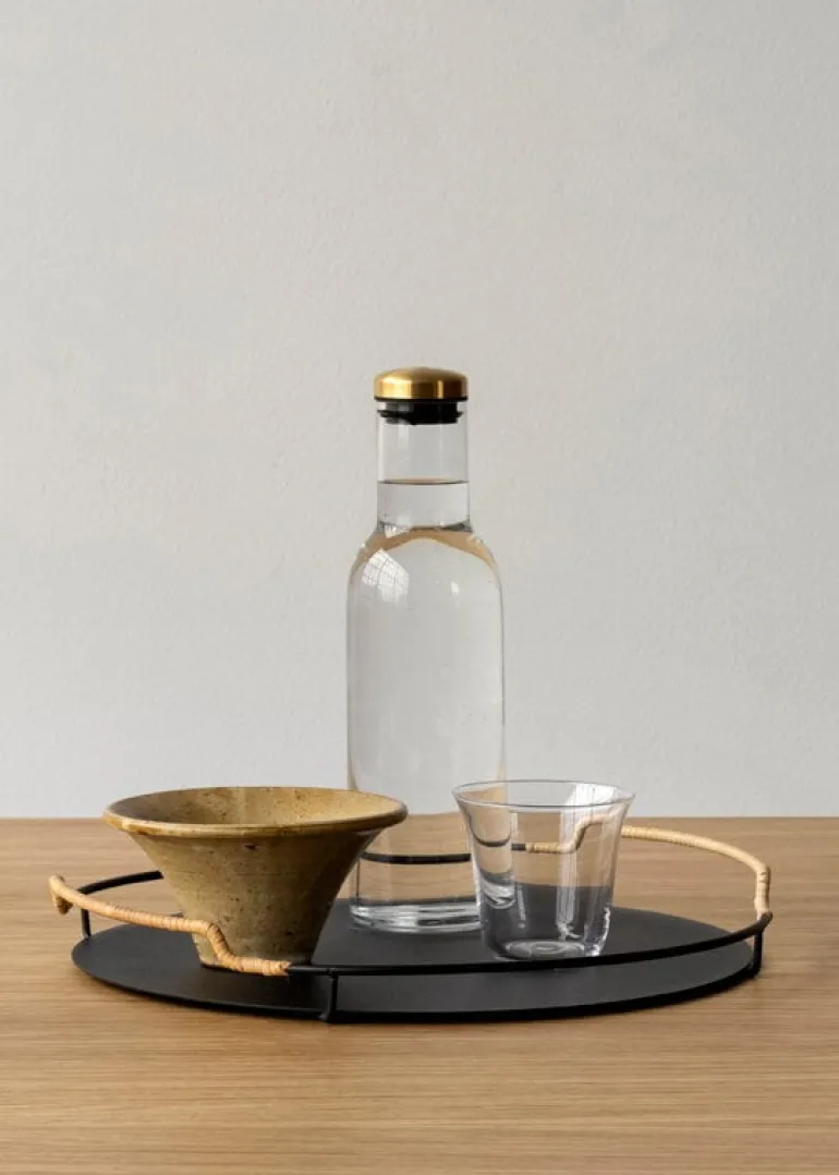 Audo Copenhagen Balcony serving tray, 36,5 cm, black