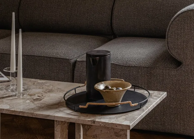 Audo Copenhagen Balcony serving tray, 36,5 cm, black