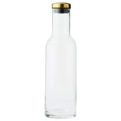 Audo Copenhagen Bottle carafe, 1 L, clear - brass