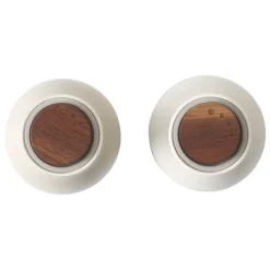 Audo Copenhagen Bottle Grinder 2 pcs, ceramic, sand - walnut