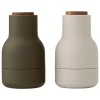 Audo Copenhagen Bottle Grinder 2 pcs, small, hunting green-beige-walnut
