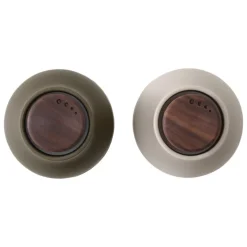 Audo Copenhagen Bottle Grinder 2 pcs, small, hunting green-beige-walnut