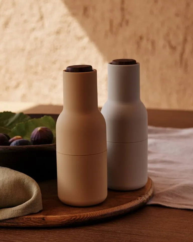 Audo Copenhagen Bottle grinder 2pcs, barley – walnut