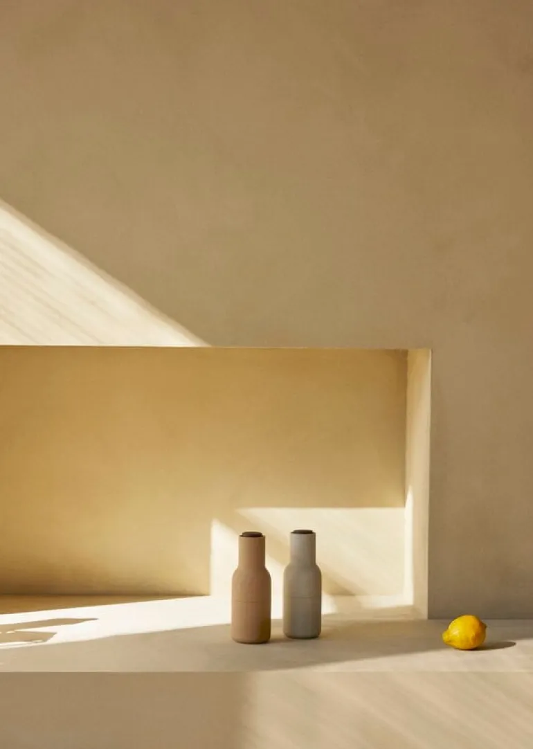 Audo Copenhagen Bottle grinder 2pcs, barley – walnut