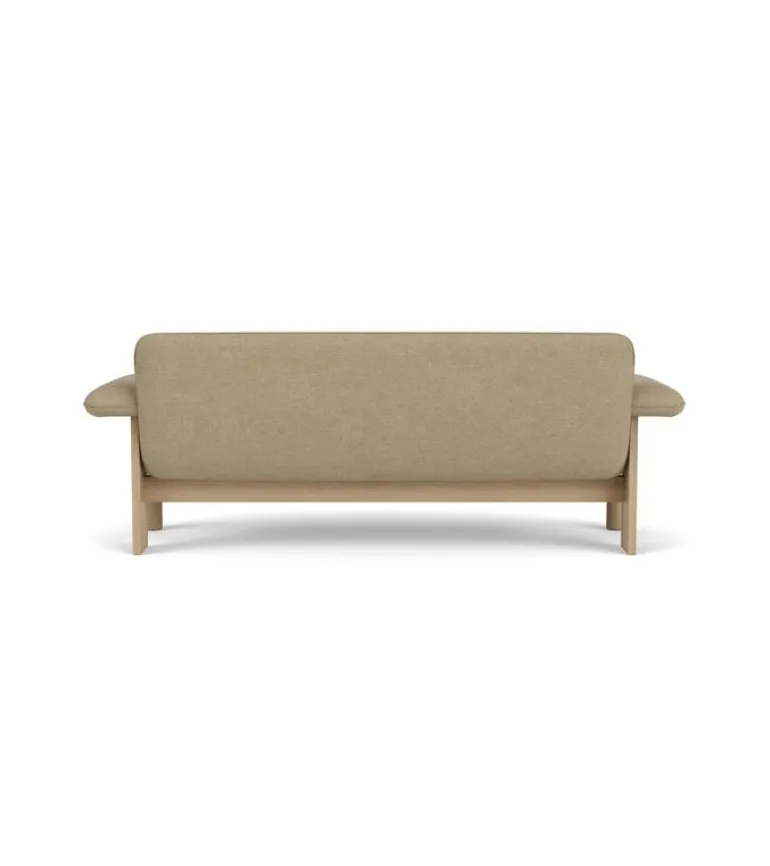 Audo Copenhagen Brasilia sofa, 2-seater, dark stained oak - Bouclé 02