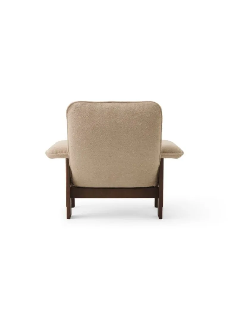 Audo Copenhagen Brasilia lounge chair, dark stained oak - Bouclé 02