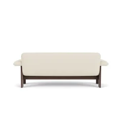 Audo Copenhagen Brasilia sofa, 2-seater, dark stained oak - Baru white 0200