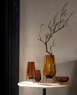 Audo Copenhagen Échasse vase, large, amber