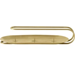 Audo Copenhagen Clip candle holder, 3-arm, brass