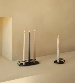 Audo Copenhagen Clip candle holder, 3-arm, black