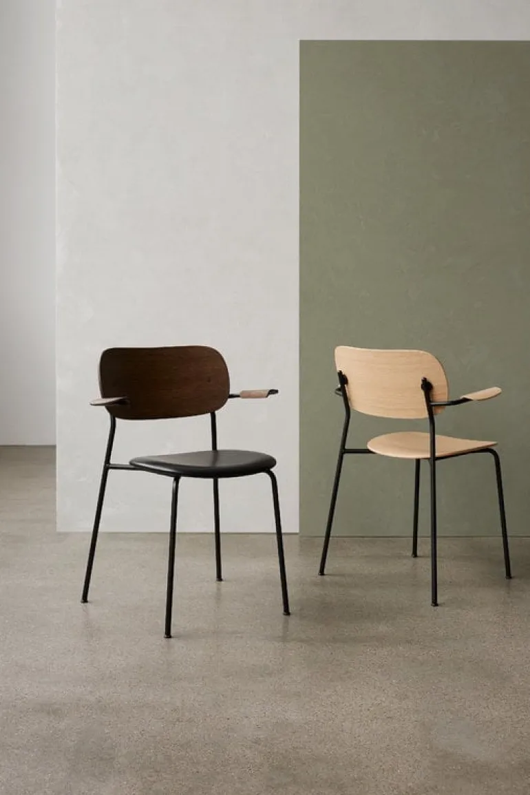 Audo Copenhagen Co Chair with armrests, oak