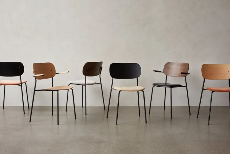 Audo Copenhagen Co Chair with armrests, oak