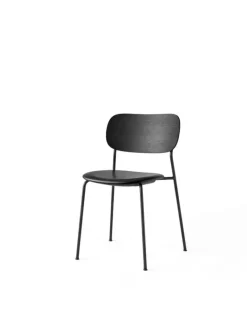 Audo Copenhagen Co Chair, black oak - black leather