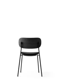 Audo Copenhagen Co Chair, black oak - black leather
