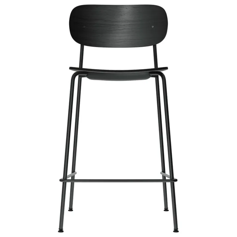 Audo Copenhagen Co counter chair 65,5 cm, black steel - black oak
