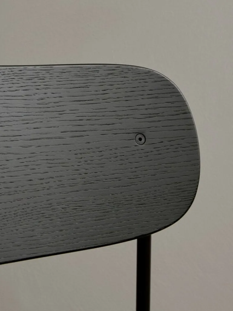 Audo Copenhagen Co counter chair 65,5 cm, black steel - black oak