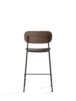 Audo Copenhagen Co counter chair 65,5 cm, black steel - dark stained oak