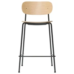 Audo Copenhagen Co counter chair 65,5 cm, black steel - oak