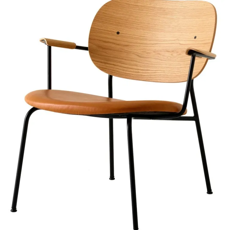 Audo Copenhagen Co Lounge Chair, Dakar 0250 - oak