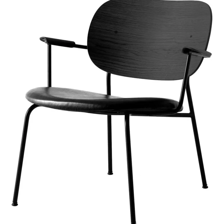 Audo Copenhagen Co Lounge Chair, Dakar 0842 - black oak