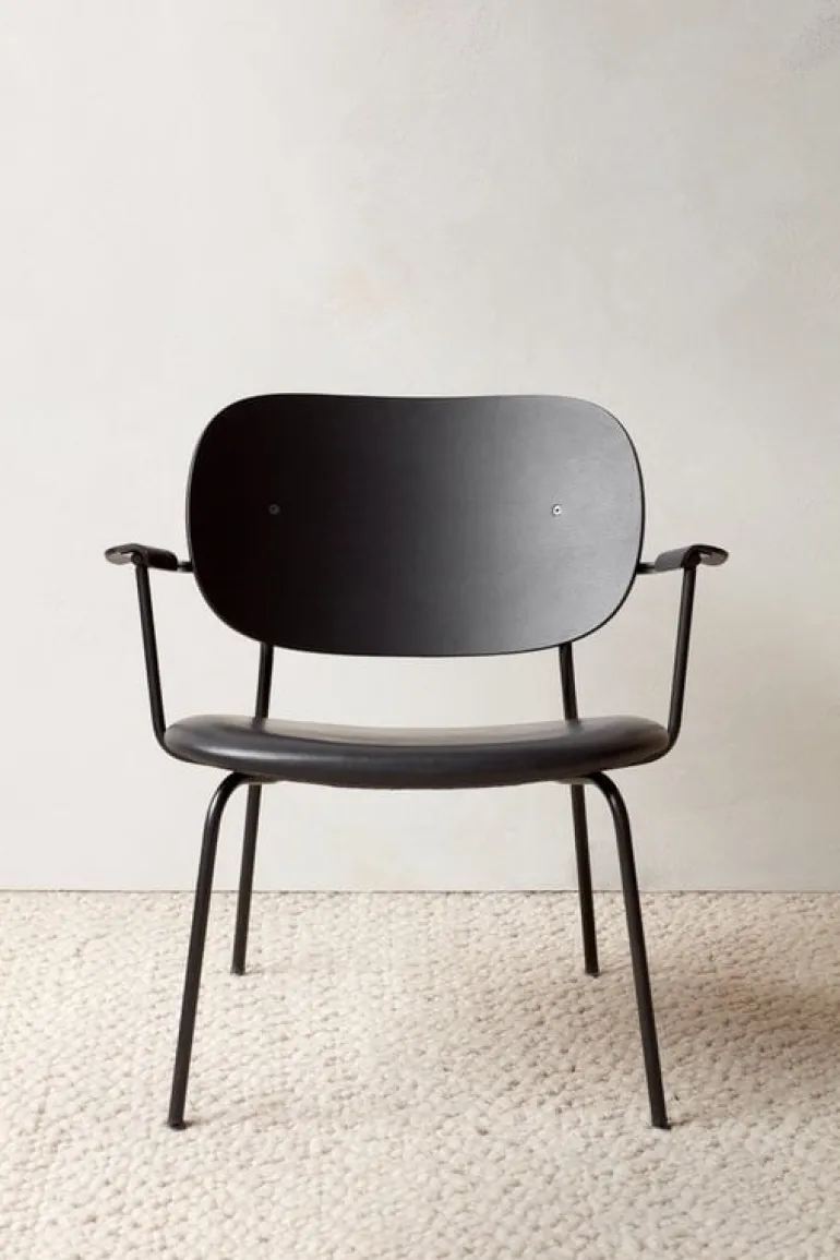 Audo Copenhagen Co Lounge Chair, Dakar 0842 - black oak