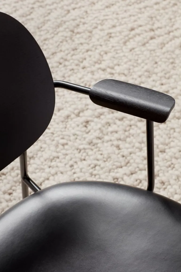 Audo Copenhagen Co Lounge Chair, Dakar 0842 - black oak