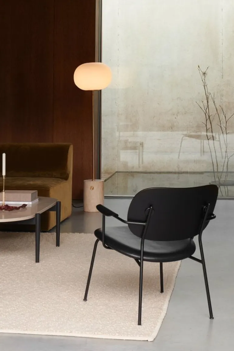 Audo Copenhagen Co Lounge Chair, Dakar 0842 - black oak